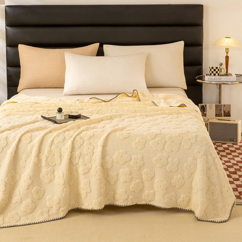 Cosycombe™ Soft Floral Blanket for Bed and Sofa, Machine Washable
