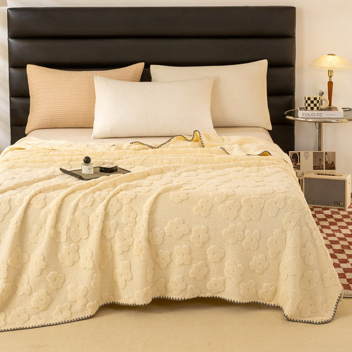 Cosycombe™ Soft Floral Blanket for Bed and Sofa, Machine Washable