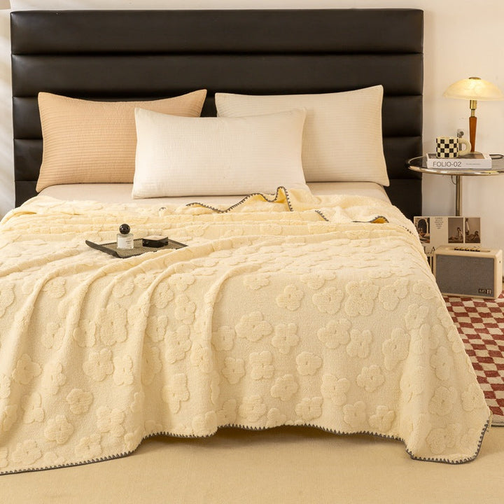 Cosycombe™ Soft Floral Blanket for Bed and Sofa, Machine Washable