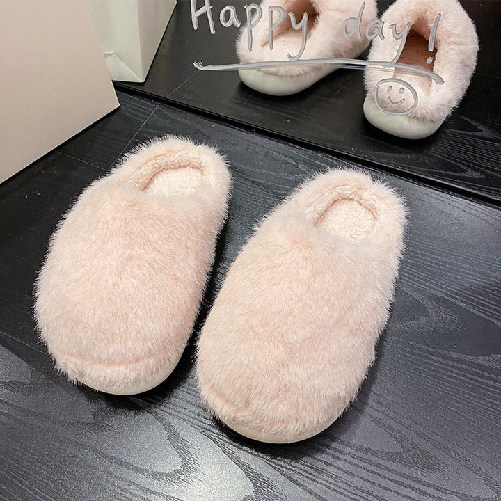 Cosycombe™ Faux Fur Fluffy Slippers with Cushioned Insole and Grip Sole