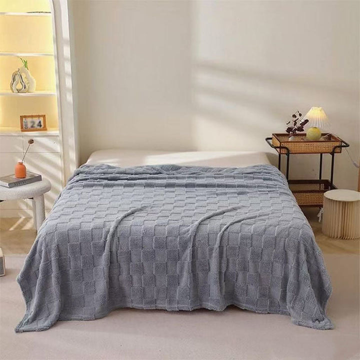 Cosycombe™ Honeycomb Plaid Blanket, Soft Breathable and Quick-Drying