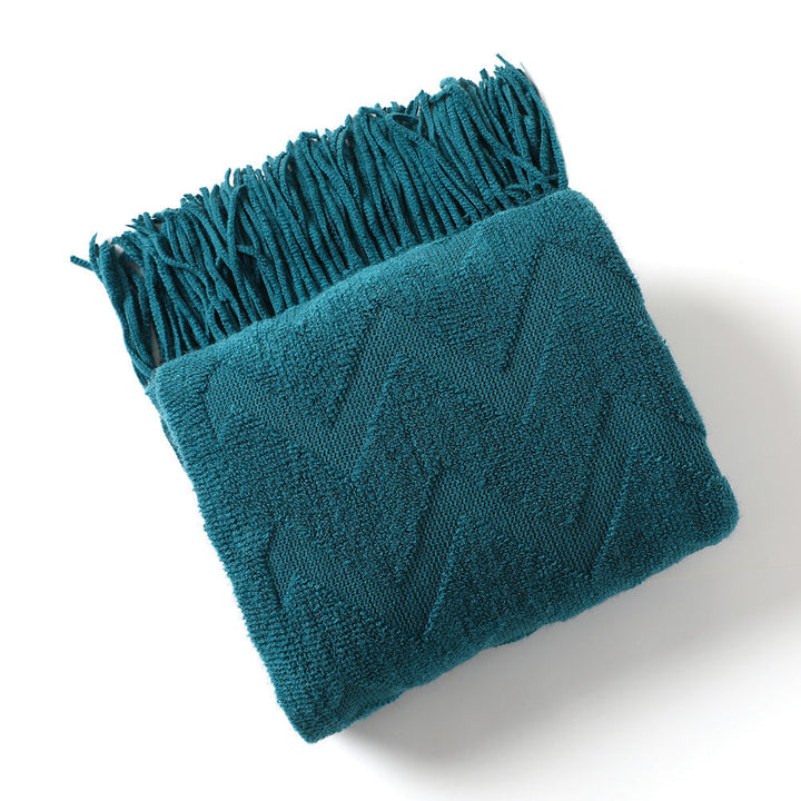 Cosycombe™ Breathable Throw Blanket with Modern Pattern for Sofa and Bed
