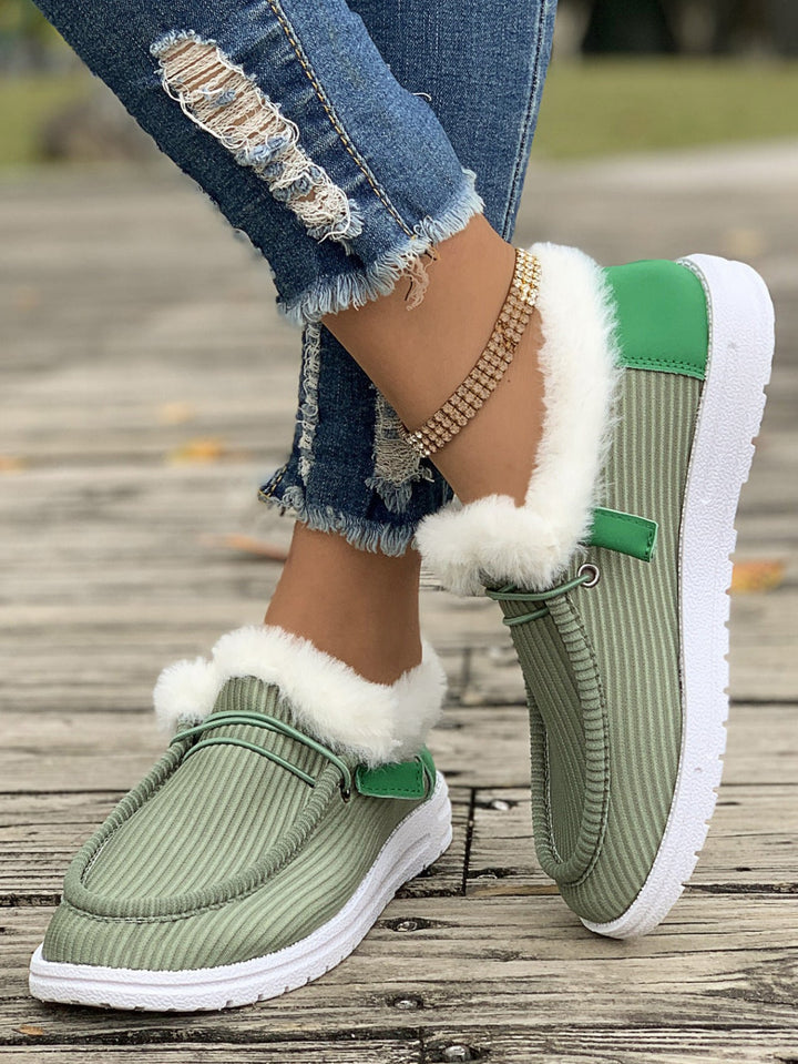 Cosycombe™ Fluffy Slip-On Slippers with Soft Lining and Grippy Sole