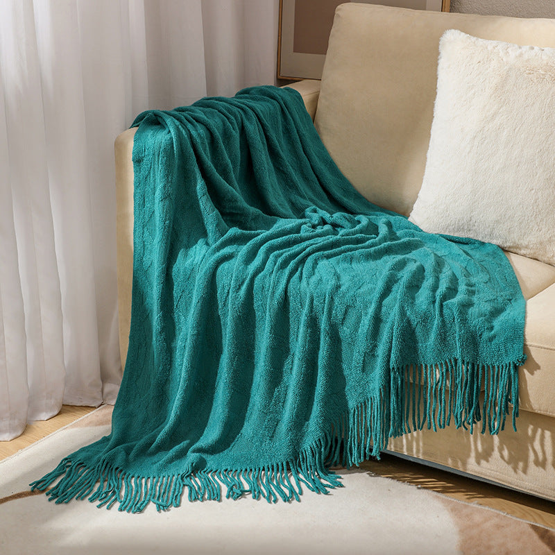 Cosycombe™ Textured Knit Throw Blanket in Generous Sizes