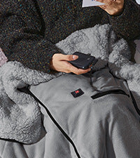 Cosycombe™ Women's Heated Snuggle Blanket with Hood and Pockets