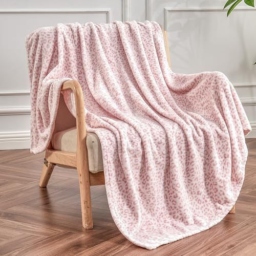 Cosycombe™ Festive Flannel Christmas Blanket in Leopard &amp; Cow Prints