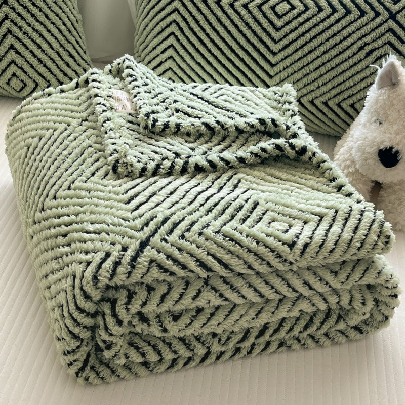 Cosycombe™ Geometric Throw Blanket for Sofa and Bed, Ultra-Soft