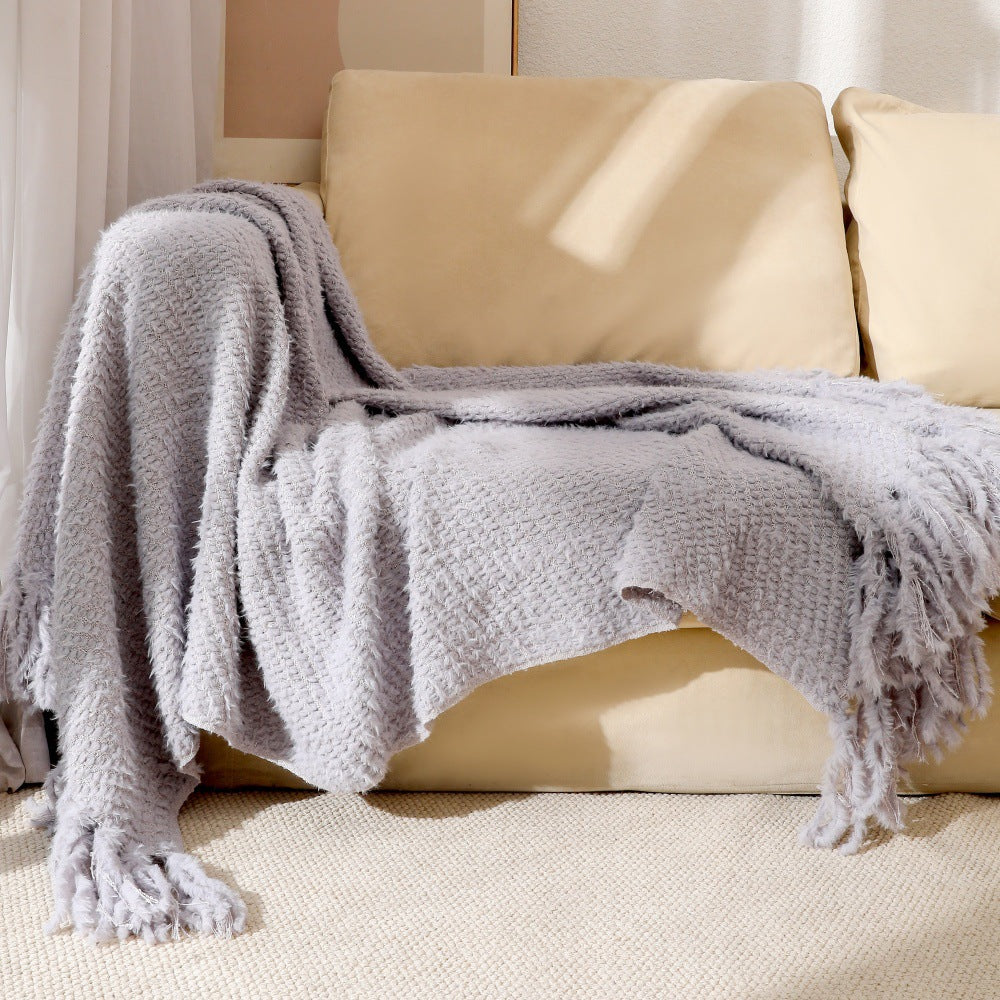 Cosycombe™ Luxurious Textured Throw Blanket with a Soft Plush Feel