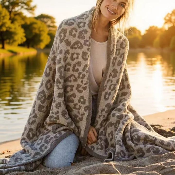 Cosycombe™ Leopard Print Throw Blanket, Ultra-Soft and Machine Washable