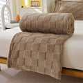 Cosycombe™ Honeycomb Plaid Blanket, Soft Breathable and Quick-Drying