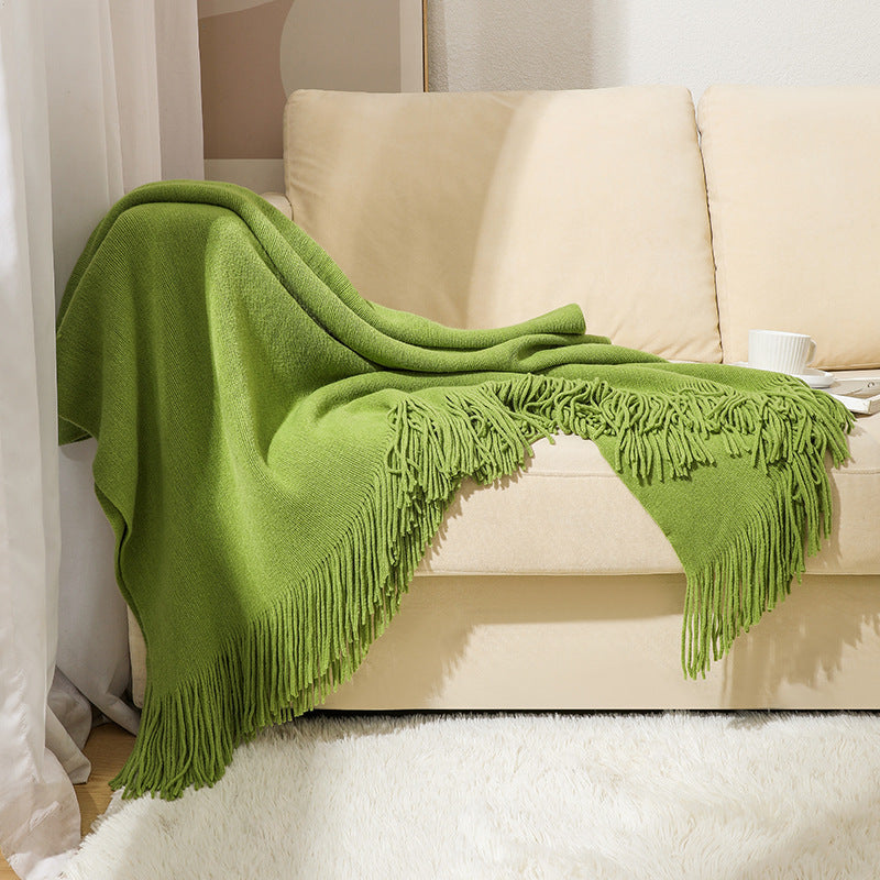 Cosycombe™ Soft Wool Throw with Classic Fringed Edge