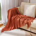 Cosycombe™ Decorative Throw Blanket with Fringed Edges and Rich Texture