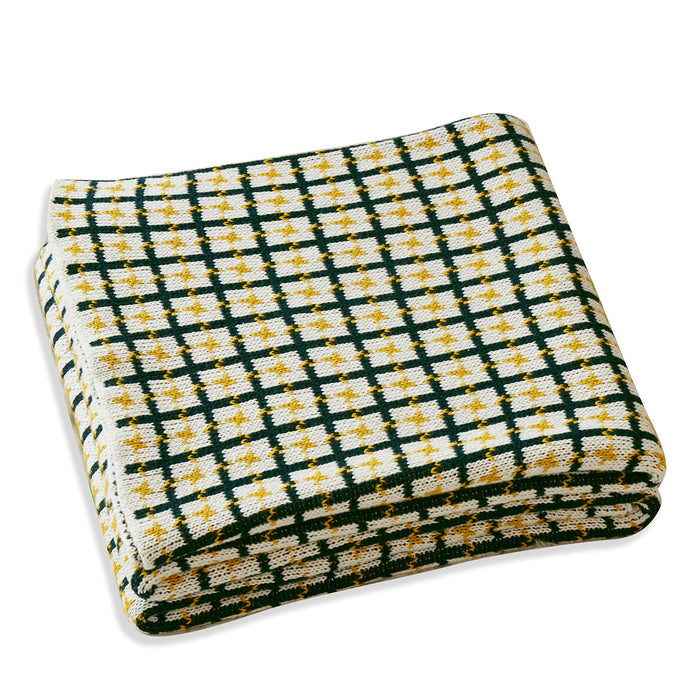 Cosycombe™ Chunky Knitted Throw Blanket with Elegant Pattern