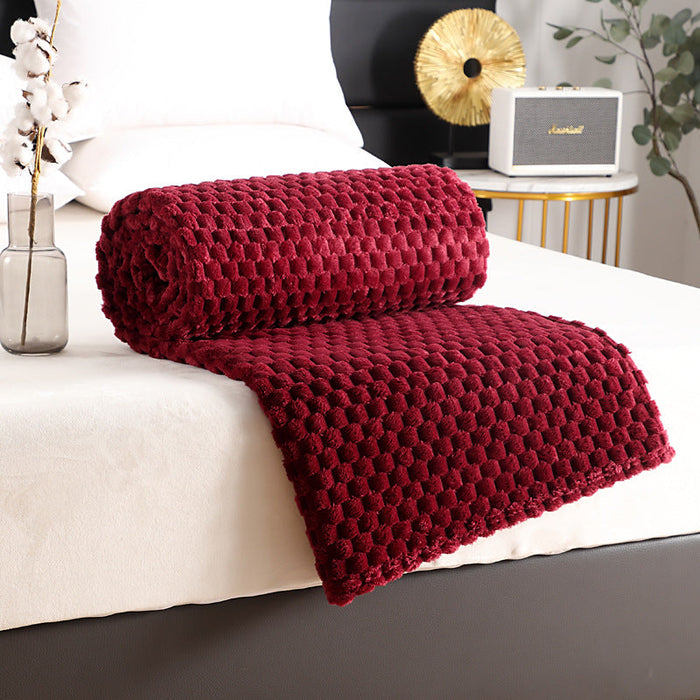 Cosycombe™ Soft Cosy Plaid Blanket in Eleven Colours, Machine Washable