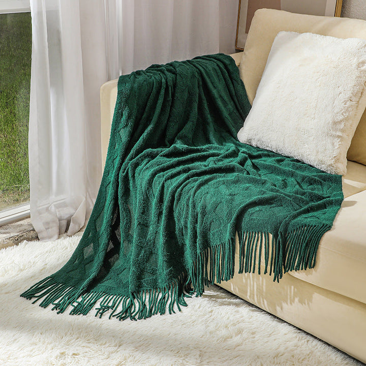 Cosycombe™ Textured Knit Throw Blanket in Generous Sizes