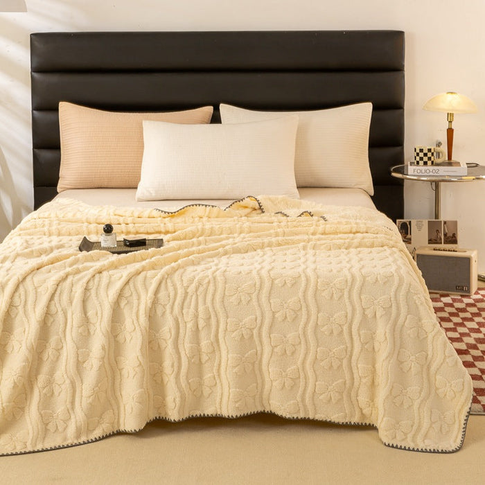 Cosycombe™ Soft Floral Blanket for Bed and Sofa, Machine Washable
