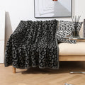 Cosycombe™ Leopard Print Plush Throw Blanket, Soft Animal Print for Sofa