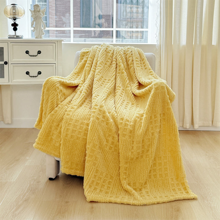 Cosycombe™ Textured Waffle Throw Blanket – Soft, Generous and Stylish