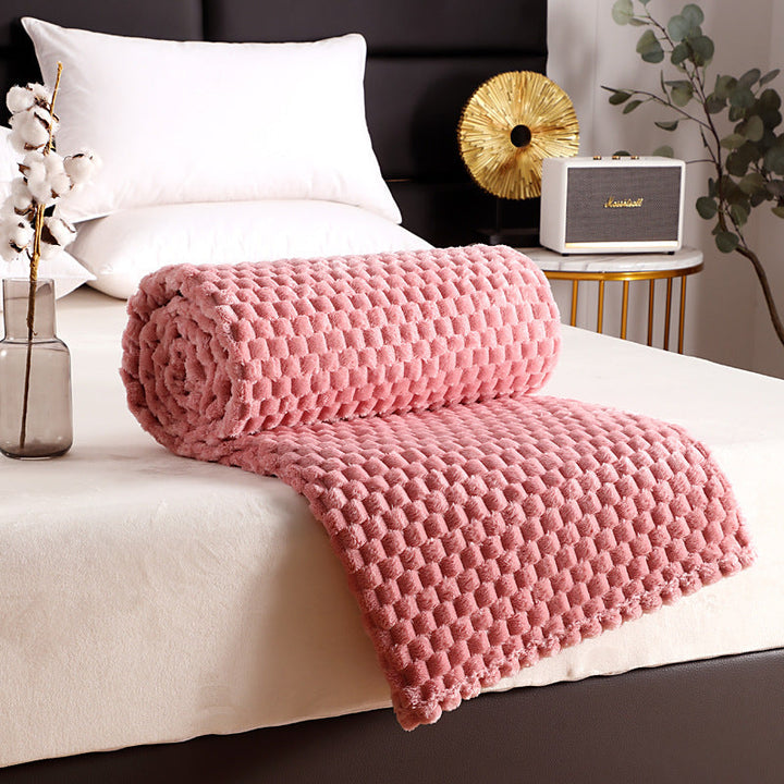 Cosycombe™ Soft Cosy Plaid Blanket in Eleven Colours, Machine Washable