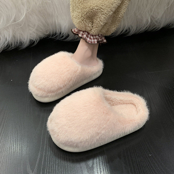 Cosycombe™ Faux Fur Fluffy Slippers with Cushioned Insole and Grip Sole