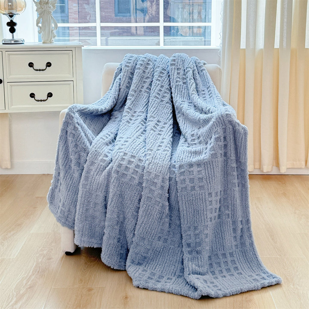 Cosycombe™ Textured Waffle Throw Blanket – Soft, Generous and Stylish