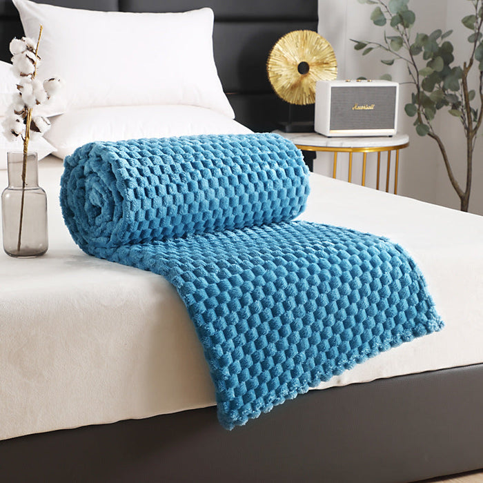 Cosycombe™ Soft Cosy Plaid Blanket in Eleven Colours, Machine Washable