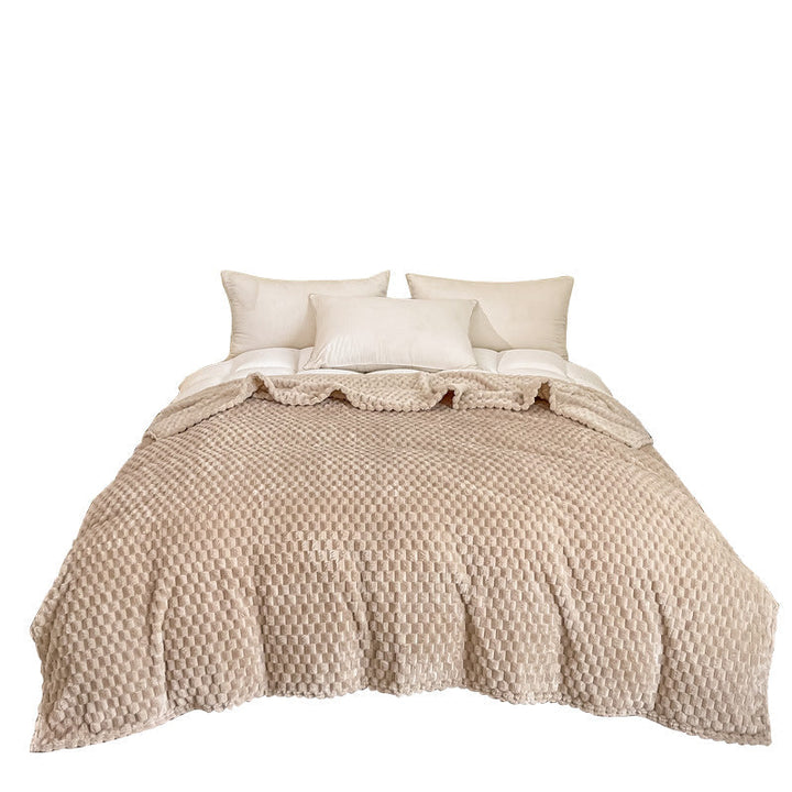 Cosycombe™ Textured Plush Throw Blanket for Sofa and Bed in Seven Colours