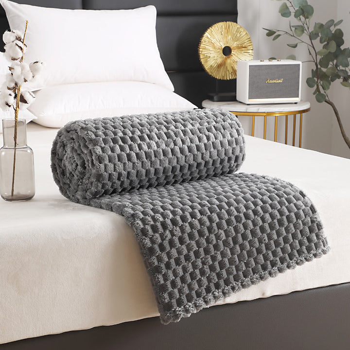 Cosycombe™ Soft Cosy Plaid Blanket in Eleven Colours, Machine Washable