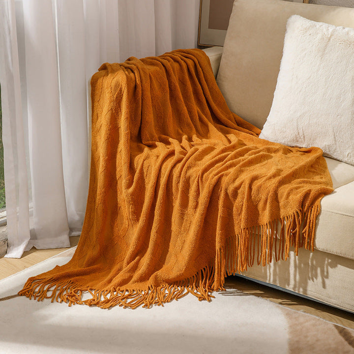 Cosycombe™ Textured Knit Throw Blanket in Generous Sizes