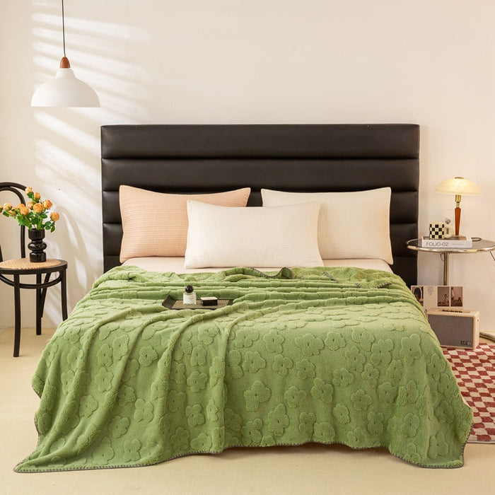 Cosycombe™ Soft Floral Blanket for Bed and Sofa, Machine Washable