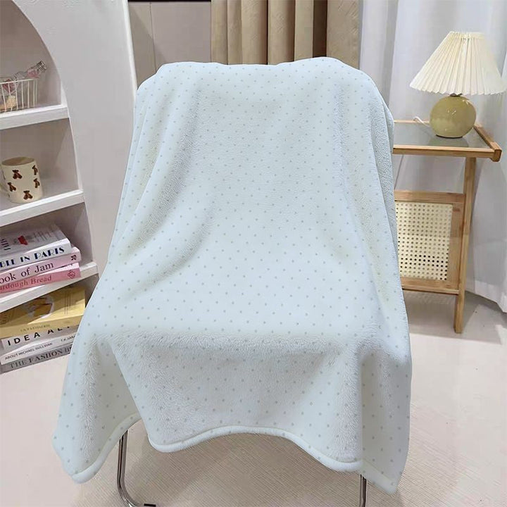 Cosycombe™ Polka Dot Throw Blanket in Soft Pastel Shades