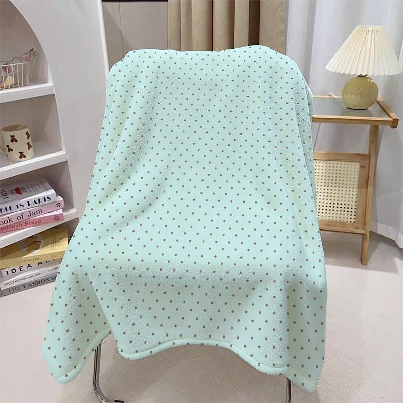 Cosycombe™ Polka Dot Throw Blanket in Soft Pastel Shades