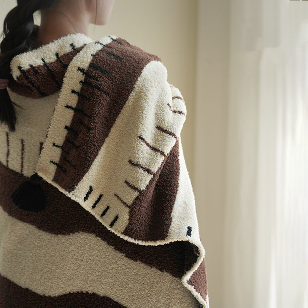 Cosycombe™ Soft Plush Decorative Throw Blanket with Stylish Pattern