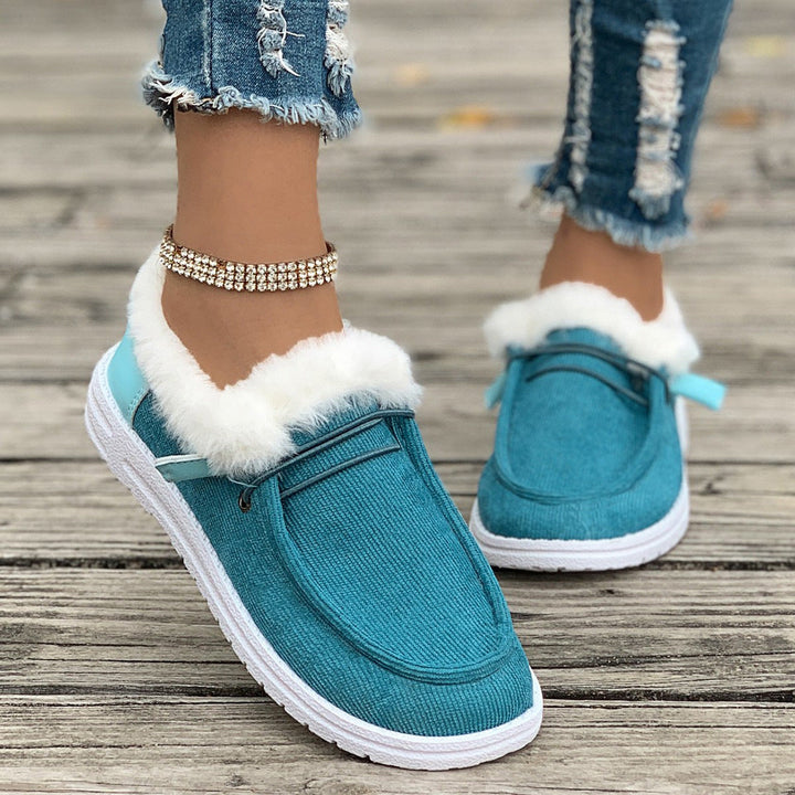 Cosycombe™ Fluffy Slip-On Slippers with Soft Lining and Grippy Sole