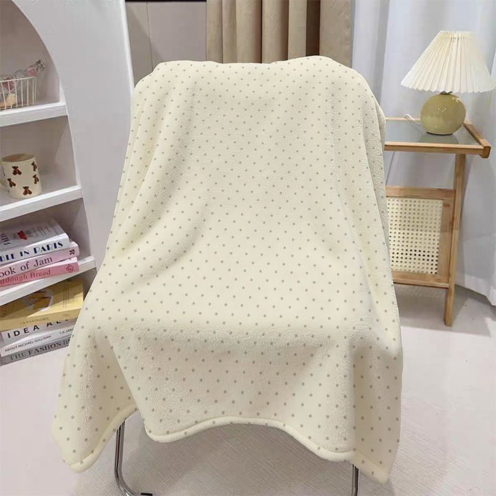 Cosycombe™ Polka Dot Throw Blanket in Soft Pastel Shades
