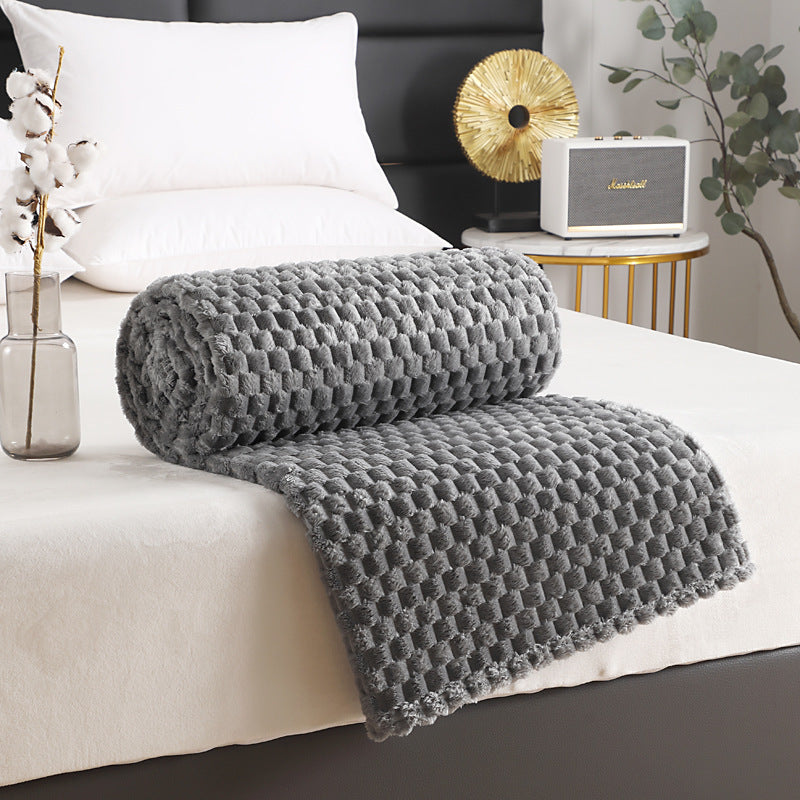 Cosycombe™ Soft Cosy Plaid Blanket in Eleven Colours, Machine Washable