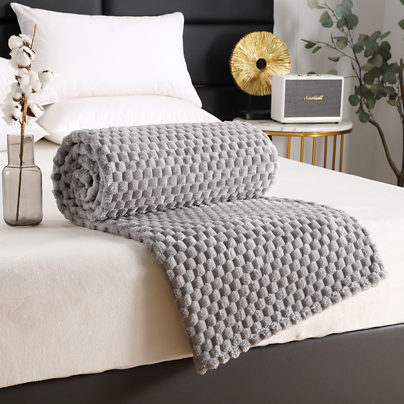 Cosycombe™ Soft Cosy Plaid Blanket in Eleven Colours, Machine Washable