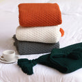 Cosycombe™ Plush Woven Throw Blanket with Elegant Woven Pattern