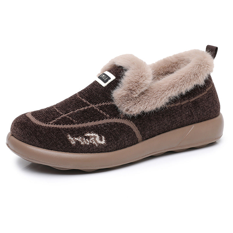 Cosycombe™ Fleece-Lined House Slippers with Breathable Textile Upper