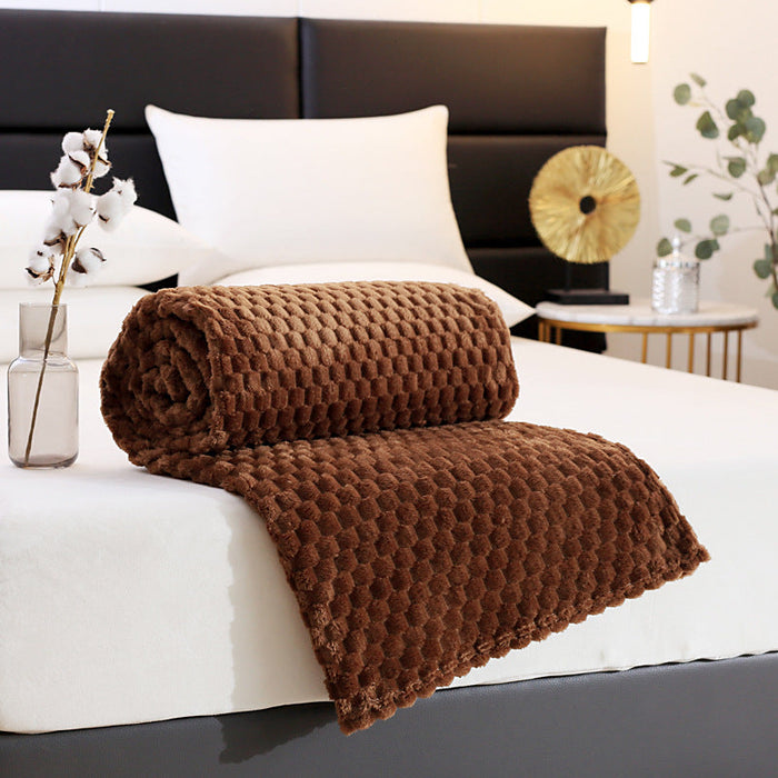 Cosycombe™ Soft Cosy Plaid Blanket in Eleven Colours, Machine Washable