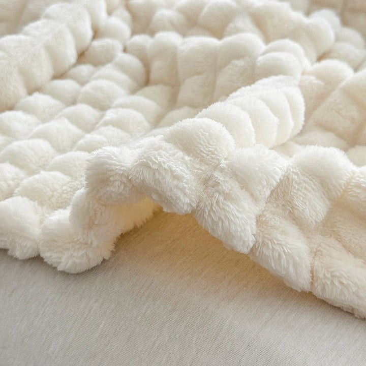 Cosycombe™ Ridge Textured Plush Throw Blanket, Ultra-Soft and Washable