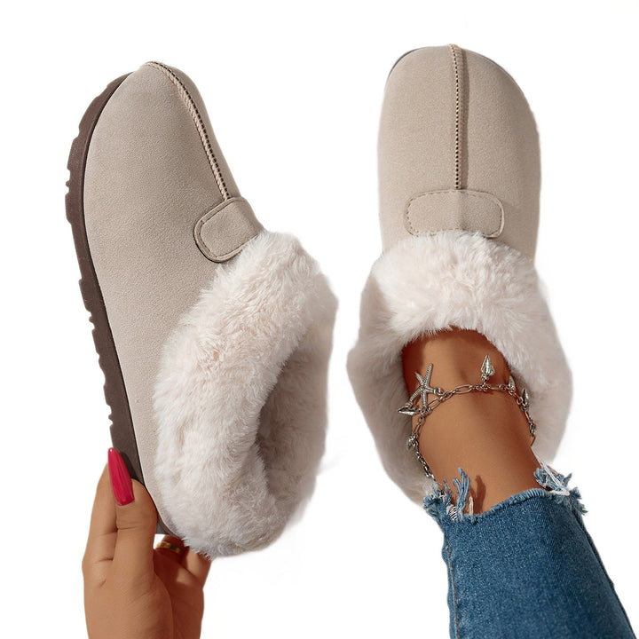 Cosycombe™ Fuzzy Plush-Lined Slippers with Flexible Non-Slip Sole