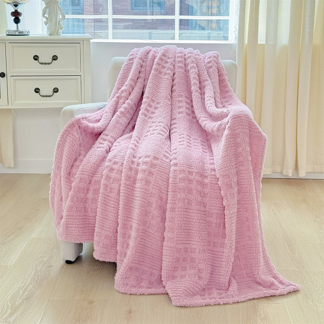 Cosycombe™ Textured Waffle Throw Blanket – Soft, Generous and Stylish