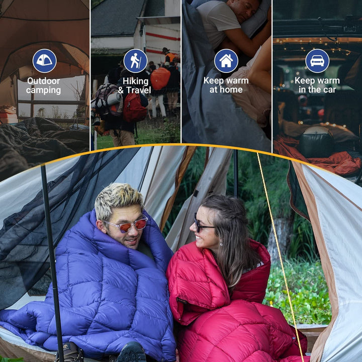 Cosycombe™ Lightweight Insulated Winter Blanket for Bed, Sofa and Camping