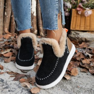 Cosycombe™ Cosy Fluffy-Lined Slippers with Rubber Non-Slip Sole