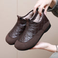 Cosycombe™ Women's Insulating Slippers with Faux Leather and Elastic Opening