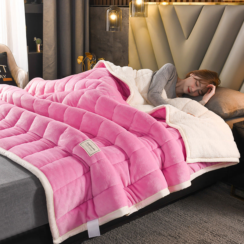 Cosycombe™ Flannel Fleece Winter Blanket, Breathable Warmth for Bed or Sofa