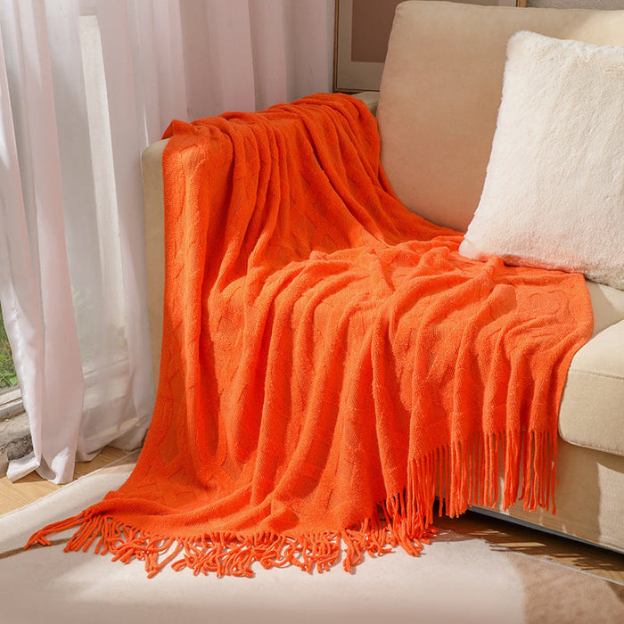 Cosycombe™ Textured Knit Throw Blanket in Generous Sizes