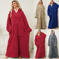 Cosycombe™ Women's Cosy Hoodie Blanket with Large Pockets and Contrast Lining