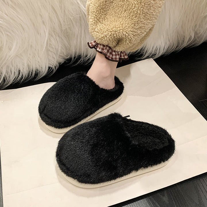 Cosycombe™ Faux Fur Fluffy Slippers with Cushioned Insole and Grip Sole